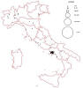 Diffusion of Papaccio surname in Italy